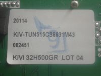 Лот: 24007594. Фото: 3. MAIN MS36631-ZC01-01,TV KIVI 32H500GR. Бытовая техника
