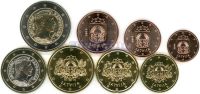 Лот: 3785252. Фото: 2. Латвия. Набор евромонет 2014 года... Монеты