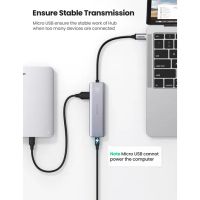 Лот: 21438323. Фото: 3. USB-хаб UGREEN 4-Port USB3.0 Hub... Компьютеры, оргтехника, канцтовары