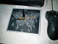 Лот: 4916896. Фото: 3. часы - Бабочка с хвостиком. стекло... Домашний быт
