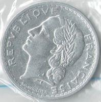 Лот: 14471746. Фото: 2. Франция 5 франков 1945 (с6-6). Монеты