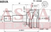 Лот: 24754125. Фото: 2. Шрус Наружный Задний 26X63x30... Красноярск