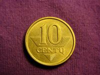 Лот: 2353504. Фото: 2. 10 центов 1998, Литва, всадник. Монеты