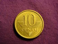 Лот: 2353504. Фото: 2. 10 центов 1998, Литва, всадник. Монеты