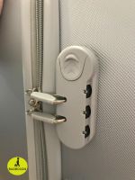 Лот: 15555603. Фото: 7. Ударопрочный серебристый чемодан...