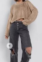 Лот: 25776506. Фото: 2. Кофта сетка женская вязаная oversize... Женская одежда