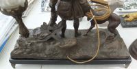 Лот: 17671652. Фото: 7. бронзовая скульптура Охотник с...