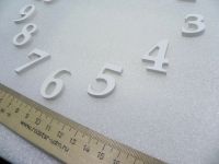Лот: 19563002. Фото: 6. Цифры из ПВХ 5 мм. Комплект 12...