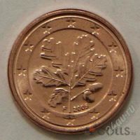 Лот: 1377305. Фото: 2. Германия 1 евроцент 2005/2007... Монеты