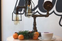 Лот: 8653177. Фото: 2. Светильник в стиле Steampunk/Стимпанк. Освещение