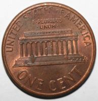 Лот: 11600257. Фото: 2. 1 цент 1991 год. США. D. Монеты