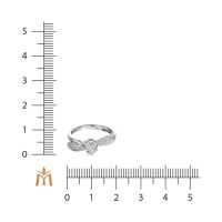 Лот: 24359483. Фото: 2. Кольцо с фианит. Ювелирные изделия, бижутерия, часы