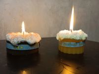 Лот: 25272576. Фото: 3. Свечи-куличи. Парафин. Ручная... Сувениры, подарки