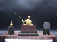 Лот: 24927684. Фото: 4. Бронзовая статуэтка"Торговец оружием... Красноярск