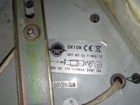 Лот: 18882506. Фото: 5. Потолочный светильник Orion