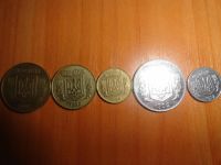 Лот: 7037105. Фото: 2. Набор монет из 5 штук, Украина. Монеты