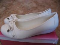 Лот: 928437. Фото: 3. Балетки белые 37 р-р. Одежда, обувь, галантерея