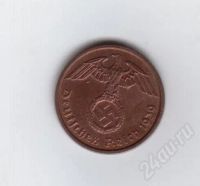 Лот: 367640. Фото: 2. 2 пфенинга. Фашистская Германия... Монеты