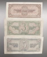 Лот: 22223541. Фото: 2. Набор 1, 3, 5 рублей 1938. Состояние... Банкноты