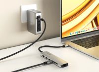 Лот: 24980296. Фото: 6. USB-хаб Satechi 7-в-1 USB-C Slim...