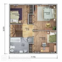Лот: 15231294. Фото: 4. Коробка дома из СИП панелей 150... Красноярск