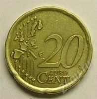 Лот: 25972. Фото: 2. Испания. 20 евроцентов 2001г. Монеты