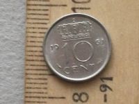 Лот: 15943333. Фото: 7. Монета 10 цент Нидерланды 1961...