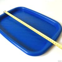 Лот: 13325875. Фото: 3. 🔷 Поднос 38 х 28 см пластиковый... Домашний быт