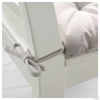 Лот: 13671590. Фото: 3. Подушка на стул, бежевый, 38x38x6... Мебель
