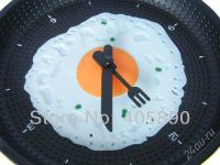 Лот: 2956571. Фото: 2. Оригинальные часы "Яичница". Предметы интерьера