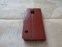 Лот: 4188345. Фото: 3. Чехол книжка Galaxy S5 (коричневый... Смартфоны, связь, навигация