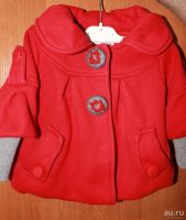 Лот: 11207197. Фото: 2. Стильное пальто для маленькой... Одежда и аксессуары