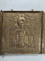 Лот: 25406497. Фото: 5. Складень 3-х створчатый.. Бронза...