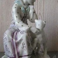 Лот: 2414654. Фото: 3. Фарфоровая фигурка аленушка с... Сувениры, подарки
