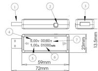 Лот: 7718694. Фото: 3. USB Tester тестер ЮСБ проверка... Смартфоны, связь, навигация