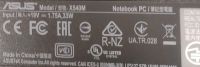 Лот: 24892117. Фото: 5. Ноутбук ASUS X540MA-GQ064T Celeron...