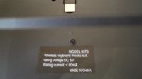 Лот: 25548259. Фото: 5. Клавиатура Model 8875 (GM) Wireless...