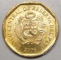Лот: 1580333. Фото: 2. Перу. 10 сантим 2006г. Монеты