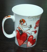 Лот: 13154344. Фото: 2. Кружка со стразами - Дамское Счастье... Сувениры