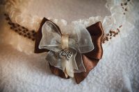 Лот: 3148852. Фото: 5. Подвязка невесты цвет айвори...