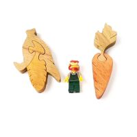 Лот: 12649825. Фото: 2. Овощи и фрукты пазл для детей. Игрушки