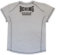 Лот: 3467370. Фото: 2. Футболка серая Boxing Krasnoyarsk... Мужская одежда