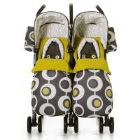 Лот: 3570170. Фото: 2. Коляска для двойни Cosatto Supa... Детский транспорт