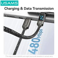 Лот: 25794968. Фото: 7. Кабель USAMS Type-C-->Type-C SJ7744...