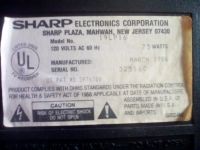 Лот: 21135811. Фото: 4. Телевизор SHARP 19LP16. Красноярск