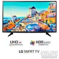 Лот: 16504714. Фото: 2. Новый 49" 4K/UHD IPS LED телевизор... ТВ и видео