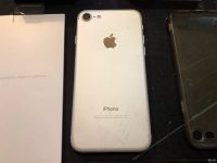 Лот: 13649881. Фото: 3. 32GB iPhone 7 Silver поврежденный... Красноярск