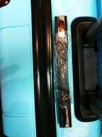 Лот: 11173631. Фото: 2. Чемодан Мини пластиковый "Голубое... Аксессуары