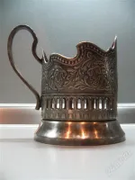 Лот: 24843222. Фото: 2. подстаканник Космос мельхиор из... Антиквариат