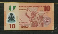 Лот: 19439219. Фото: 2. Нигерия 10 найр 2009 год, люкс. Банкноты